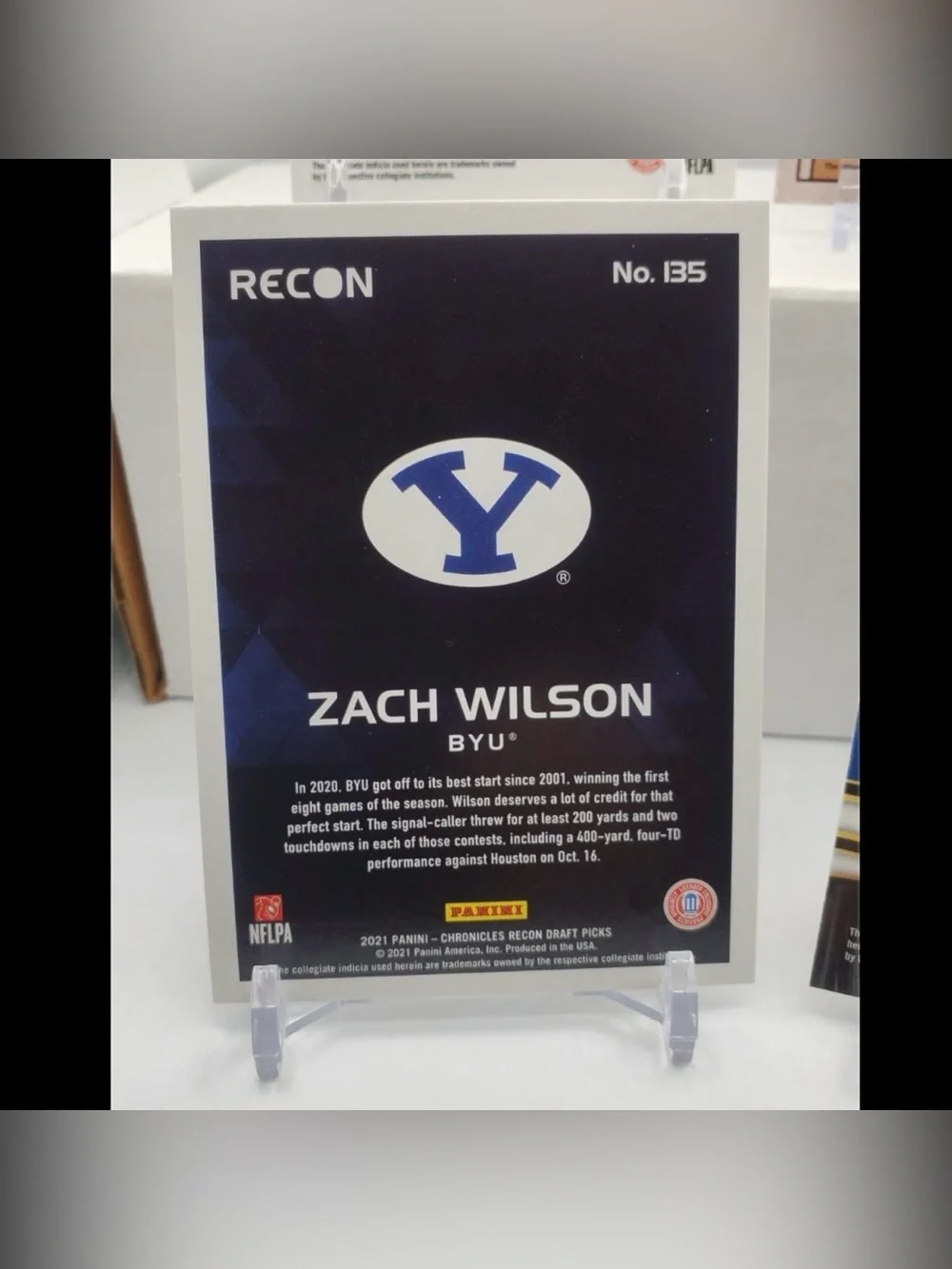 2021 Zach Wilson Rookie Card Lot - BYU